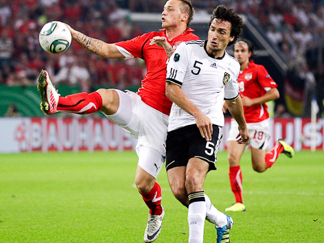 © AP/Frank Augstein Spielszene Österreich - Deutschland
