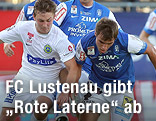 David Jelenko (Vienna) und Christian Ritzmaier (FC Lustenau)