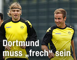 Marcel Schmelzer und Mario Götze (Borussia Dortmund)