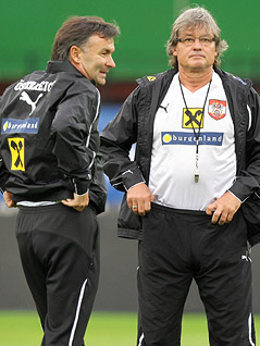 Willi Ruttensteiner und Dietmar Constantini