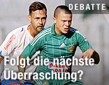 Michael Madl (Wr.Neustadt) und Vasil Kuleski (Rapid Amateure)