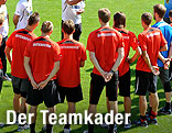 Das Nationalteam bei einer Besprechung