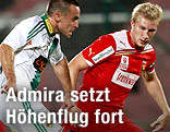 Steffen Hofmann (Rapid) und Bernhard Schachner (Admira)