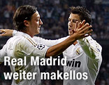 Jubel von Cristiano Ronaldo und Mesut Özil