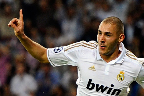 © Reuters/Felix Ausin Ordonez Jubel von Benzema (Real Madrid)