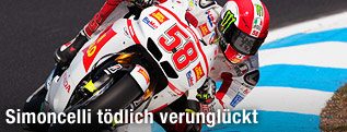 Marco Simoncelli auf seiner Honda