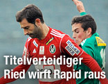 Nacho (Ried) und Christopher Drazan (Rapid)