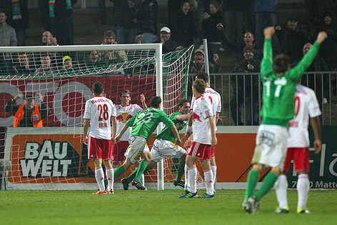 © GEPA/Christopher Kelemen Jubel von Mattersburg und Enttäuschung bei Salzburg