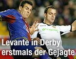 Levantes Sergio Ballesteros gegen Valencias Roberto Soldado