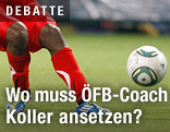 Beine eines &Ouml;FB-Spielers