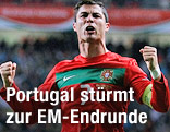 Jubel von Cristiano Ronaldo (Portugal)