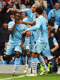 © APA/EPA/Robin Parker Jubel von Manchester City