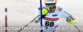 Matthias Lanzinger fährt Slalom