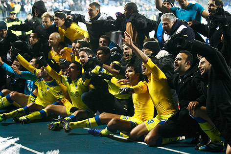 Jubel von APOEL Nikosia