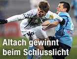 Peter Vorisek (Altach) und Robert Strobl (Hartberg)