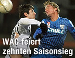 Mihret Topcagic (St.Andrä) und Lukas Schubert (Grödig)