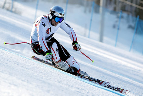 Mario Scheiber beim Training in Vail