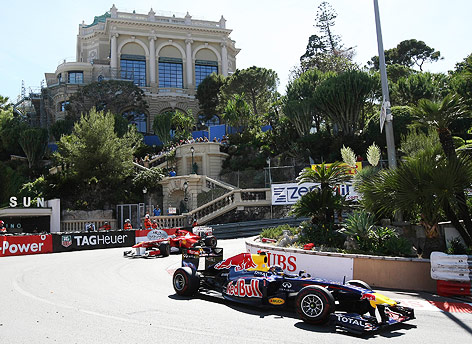 © AP/Claude Paris Sebastian Vettel im Red-Bull-Boliden in Monaco