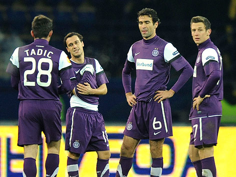 © APA/Helmut Fohringer Dario Tadic, Michael Liendl, Peter Hlinka und Florian Mader (Austria)