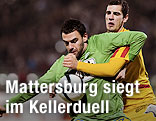 Ilco Naumoski (Mattersburg) und Thomas Schönberger (Kapfenberg)