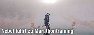 Nebel auf der Piste