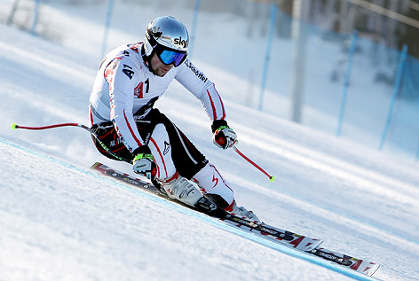 Mario Scheiber auf Ski