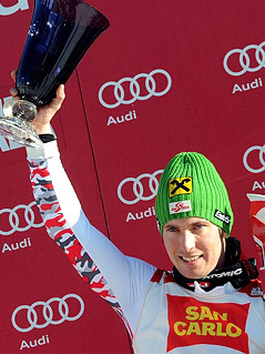 © APA/EPA/Ettore Ferrari Jubel von Marcel Hirscher
