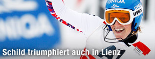 Marlies Schild jubelt