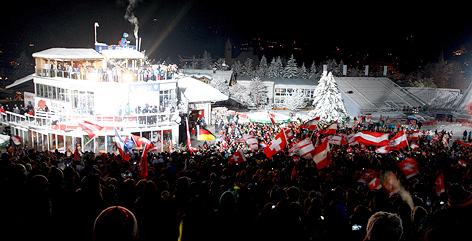 © GEPA/Wolfgang Grebien SKI ALPIN - FIS Weltcup, Hahnenkamm-Rennen, Abfahrt der Herren, Siegerehrung
