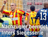 Jubel von Lecce gegen Inter