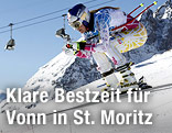 Lindsey Vonn bei der Abfahrt