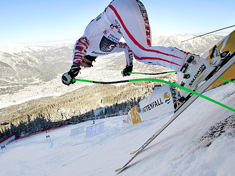 Hannes Reichelt am Start