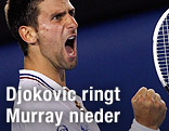 Jubel von Novak Djokovic
