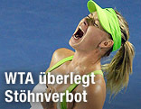 Maria Scharapowa schreit