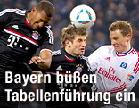 Spielszene Hamburg - Bayern