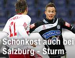 Stefan Hierlaender (Salzburg) und Christian Klem (Sturm)
