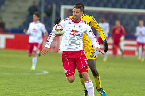 © ORF.at/Dominique Hammer Stefan Maierhofer (Salzburg) am Ball