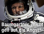 Felix Baumgartner im Raumanzug