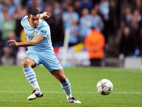 Manchester City's Carlos Tevez