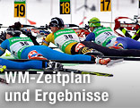Schie&szlig;stand beim Biathlon