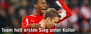 David Alaba und Marc Janko