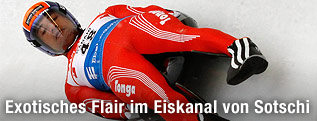 Bobfahrer Bruno Banani aus Tonga