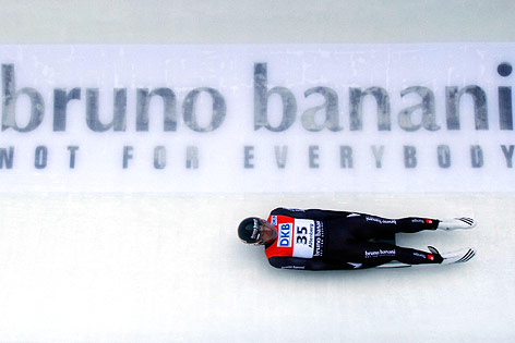 © Reuters/Dominic Ebenbichler Bobfahrer Bruno Banani aus Tonga