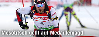 Der &ouml;sterreichische Biathlet Daniel Mesotitsch