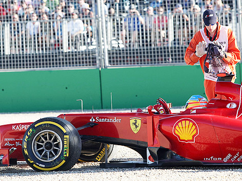 © GEPA/pb.cc Ausfall von Fernando Alonso, Ferarri