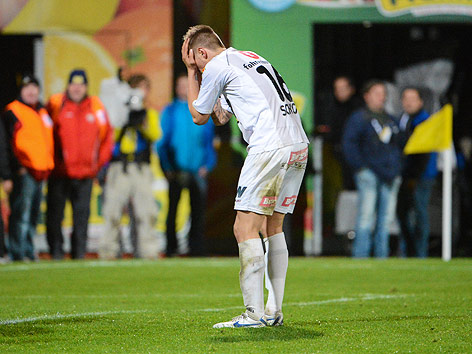 Enttäuschung von Thorsten Schick (Altach)