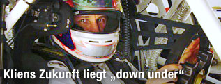Christian Klien in einem Rennwagen