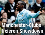 Jubel von Manchester Citys Yaya Toure