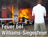 Feuer in der Williams-Box