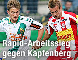 Lukas Grozurek (Rapid/) und David Sencar (KSV)